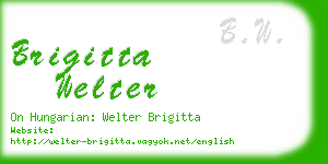 brigitta welter business card